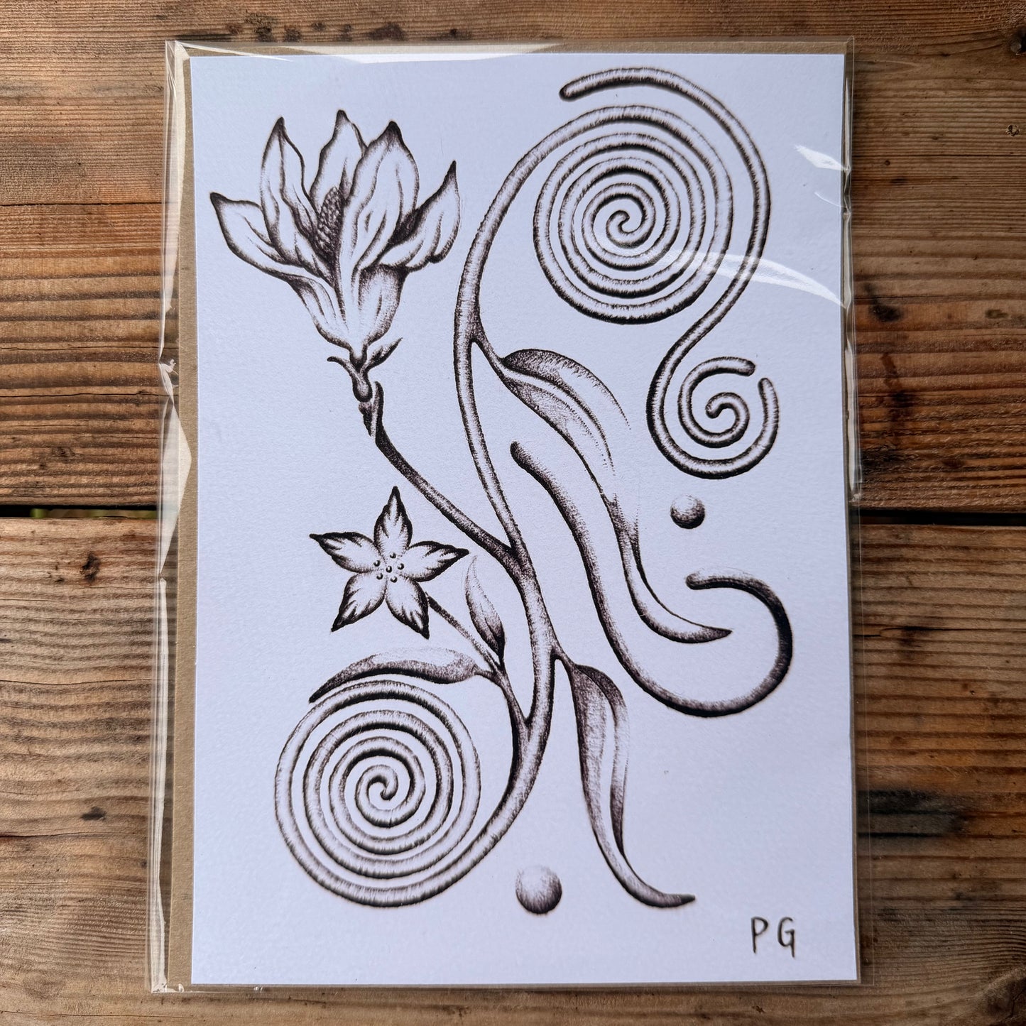 "Swirly Guy" Print