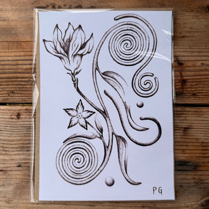 "Swirly Guy" Print