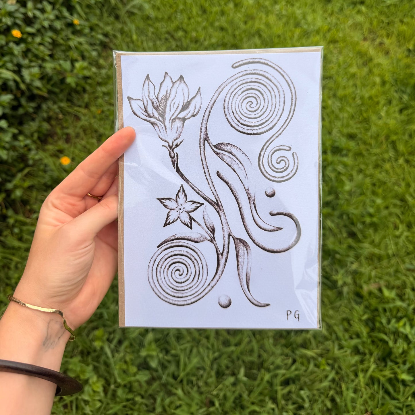 "Swirly Guy" Print